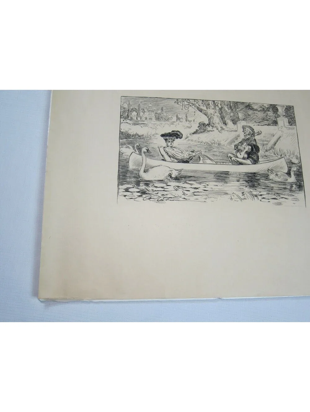 Antique 1904 Charles Dana Gibson Print 